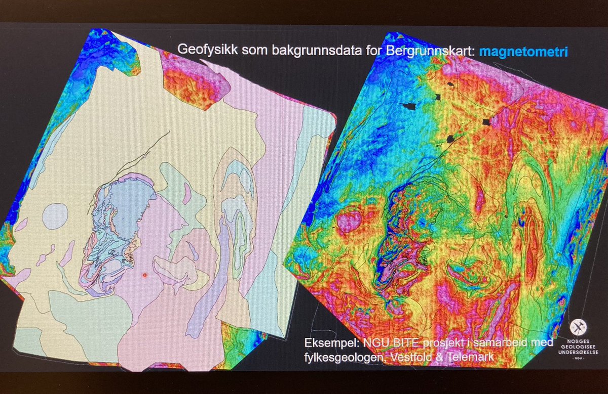 UrbangeoN's tweet photo. #kartlegging med #geofysiske #metoder gir ekstra #kunnskap om hva som er i #grunnen. #uran som kilde til #radon, #soner som kan skape problemer i #tunnelbygging #NGUdagen #geologi Flott foredrag av Marco Bronner @NGUgeology https://t.co/K5H7geprgY