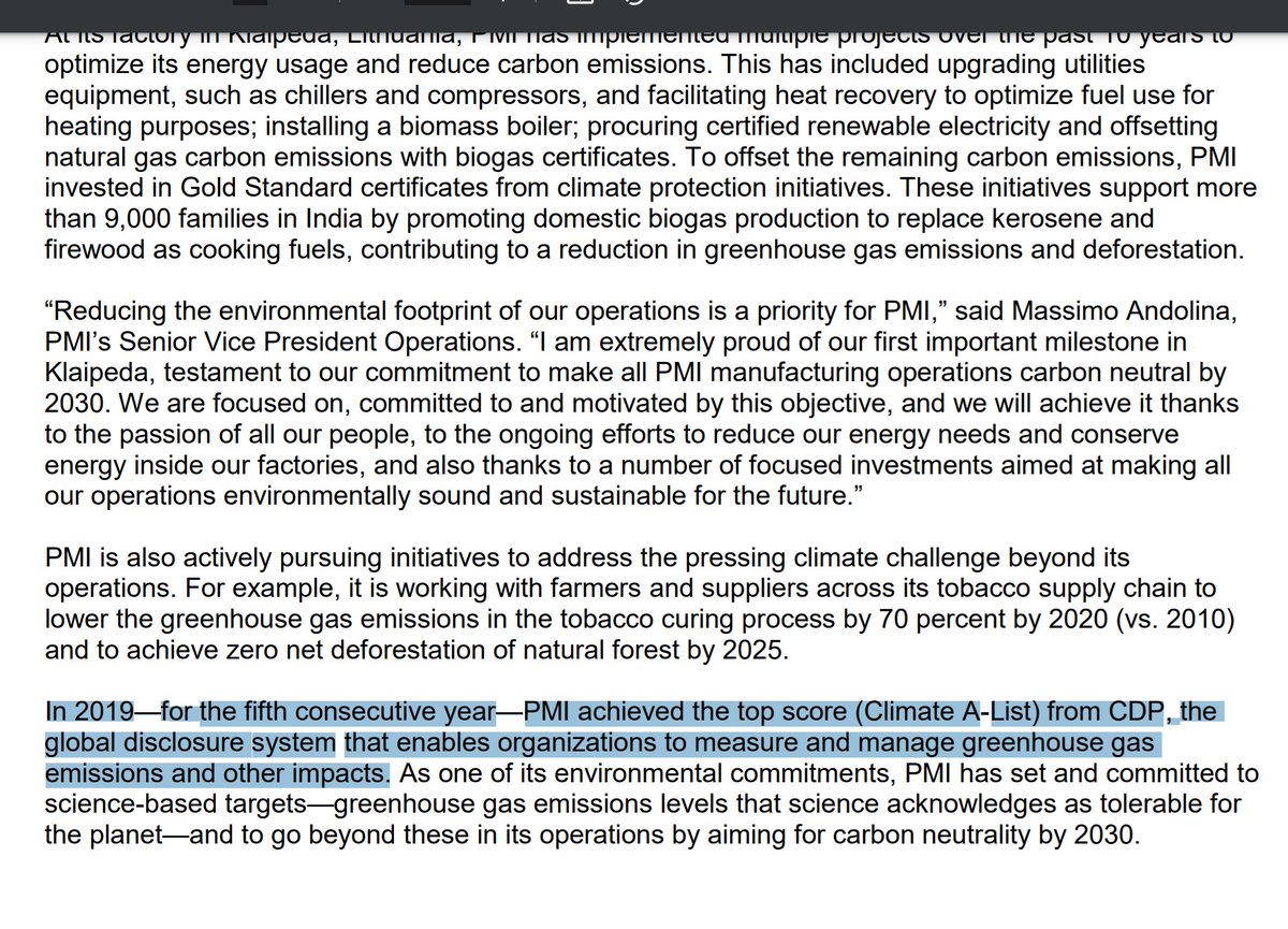 Oh also, I forgot to tweet this other day and it really belongs here. Nice spot to end.  https://www.pmi.com/sustainability/climate-change