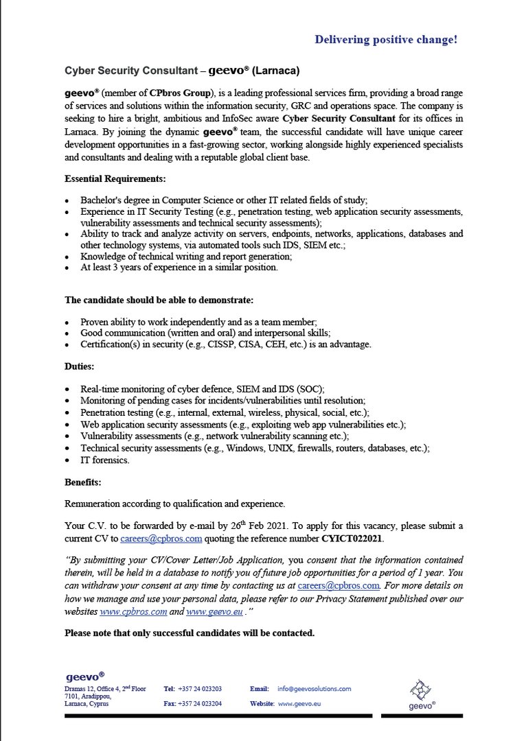 cpbrosgroup's tweet photo. We are hiring! https://t.co/rtdX9Dwn6p