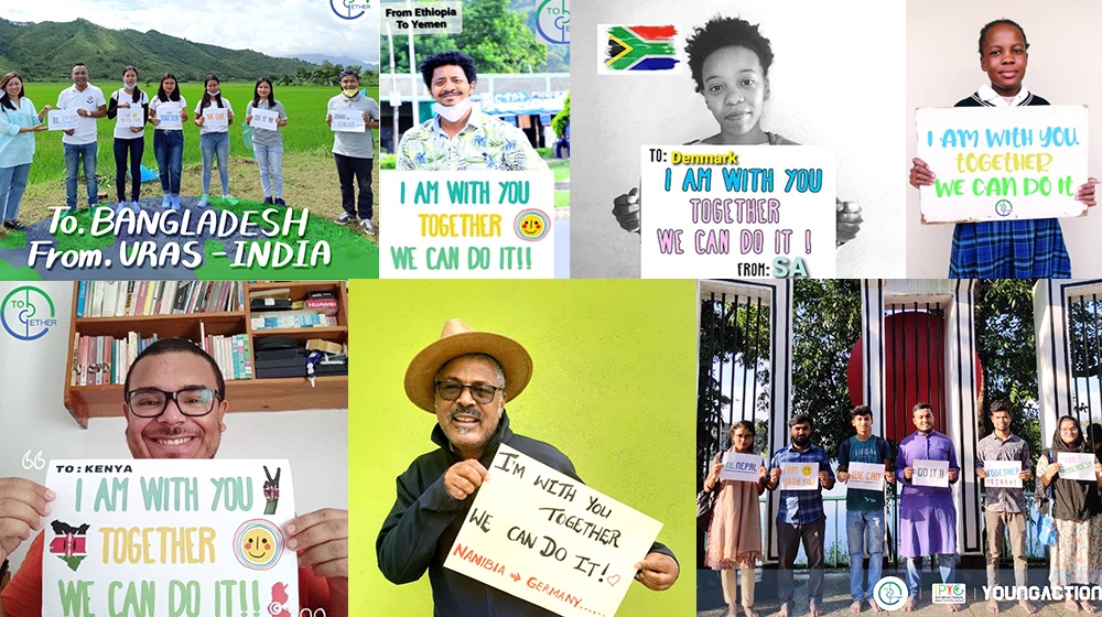 IPYG_AFRICA's tweet photo. IPYG volunteers work with a heart full of love for each community they visit. Whether it is collecting #peaceletters, hosting online #peaceclassrooms or just simply cheering from the sidelines! We look forward to spreading love to each and every #volunteer this February! https://t.co/EleKnzeIOU