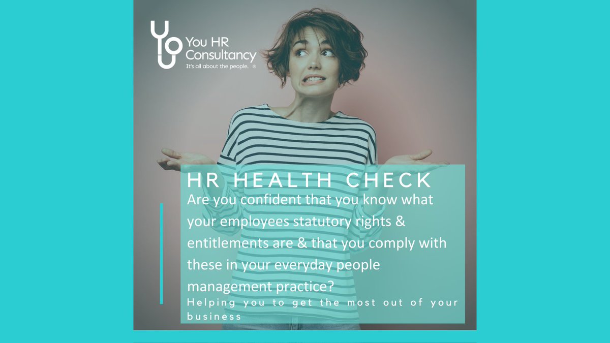 YouConsultancy's tweet image. Have you had a chance to try our FREE HR Health Check yet?
A five minute tool to help you cover all the important fundamentals of HR.
bit.ly/2Lf5nx5
