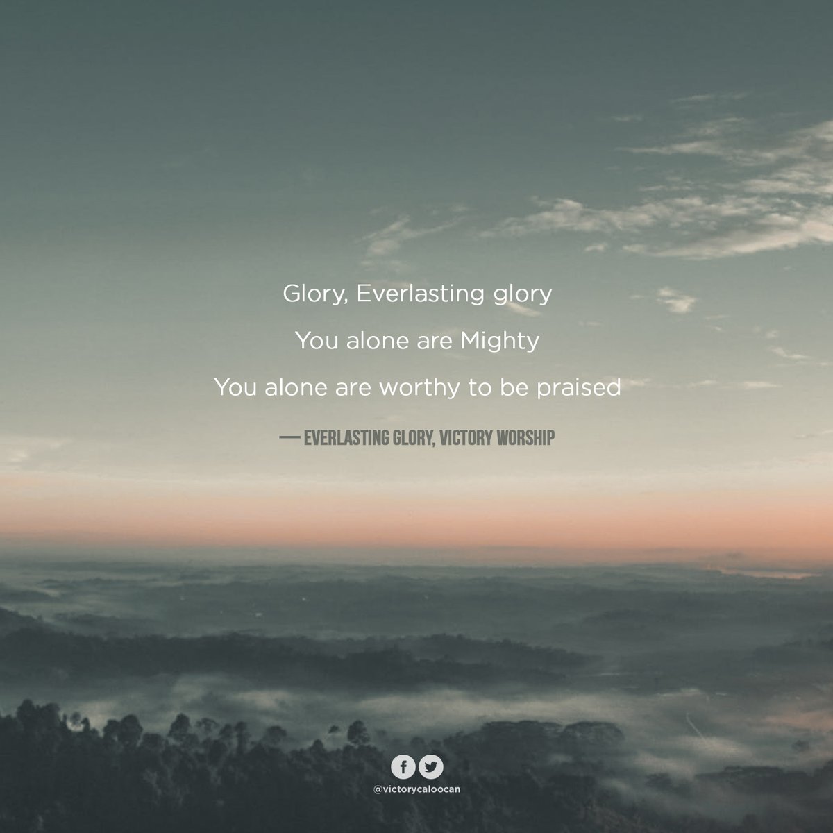 The Almighty God is worthy of our praise! #AwesomeGod