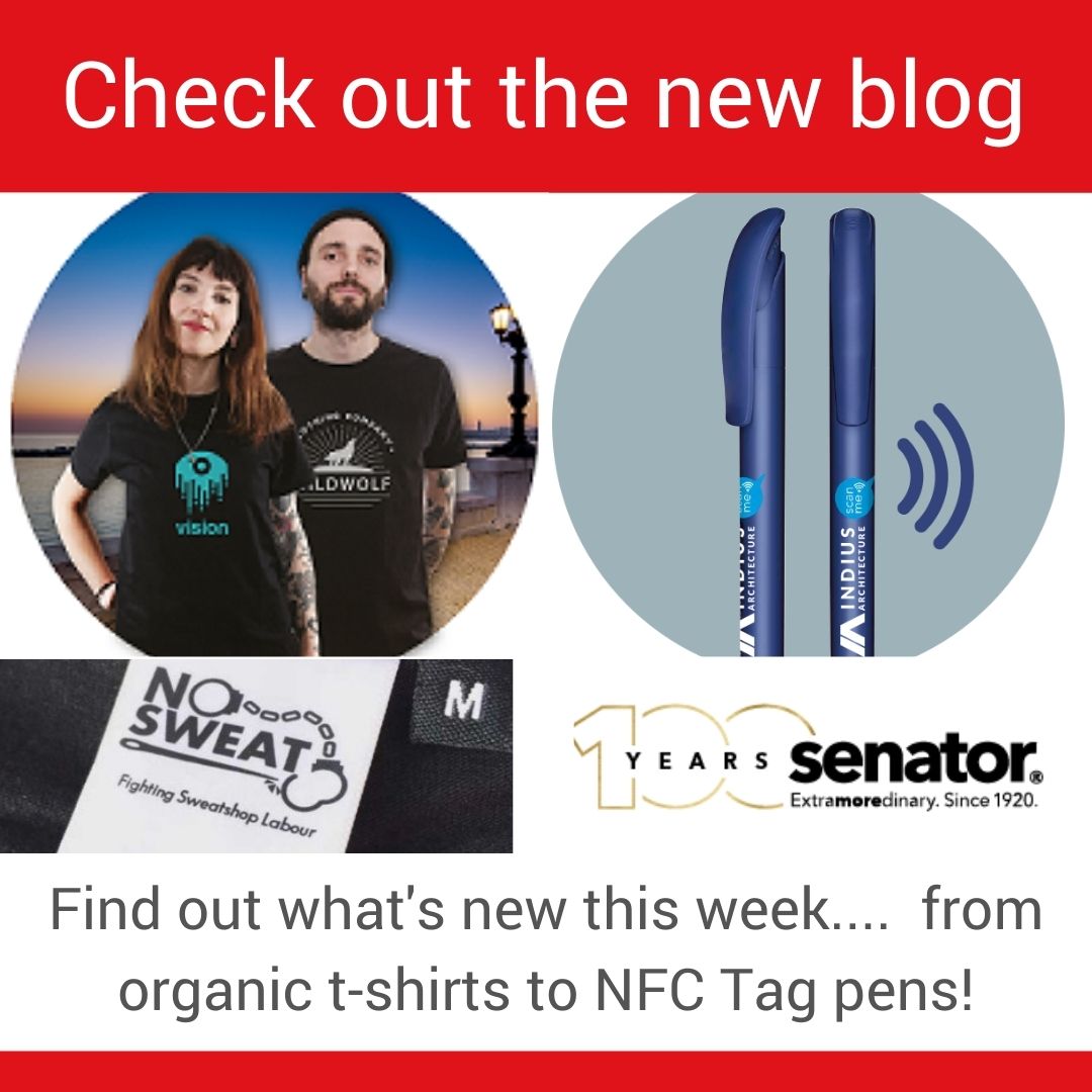 Sam's new blog 'This week were bringing you.... Issue 2' is now avaiable for you to have a quick read and check out the top 5 additions to the range.    
hubs.li/H0FZCFG0
#LovePromo #SenatorPens #BrandedMerch #NoSweat #EcoPromo #Organic #Sustainable #NFCTechnology