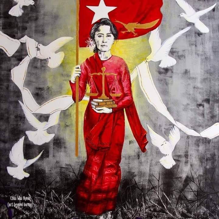 For our future and our generations,
we have to fight this together
Let the world know we are trying

 #HearTheVoiceofMyanmar
#RespectOurVotes