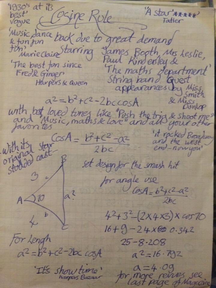 Found my old maths book from when I was 12ish ...My teacher used to say my margin notes were distracting 。。 I don’t see it