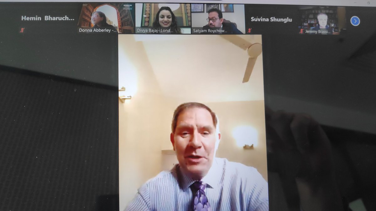 heminb's tweet photo. “He who opens a school door, closes a prison.” @NickDLow British Deputy High Commissioner opens the second session of the EdTech mission with a quote by Victor Hugho #MIBP https://t.co/KG4X5tMUKy