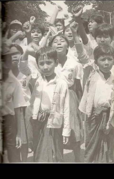 We are students.
We must fight for our future together.
We stand with Daw Aung San Suu Kyi.
Let's trend.
Let's fight and win together.

စစ်အာဏာရှင်စနစ် မုချ ကျဆုံးပါစေ။
#HearTheVoiceOfMyanmar
#RespectOurVotes