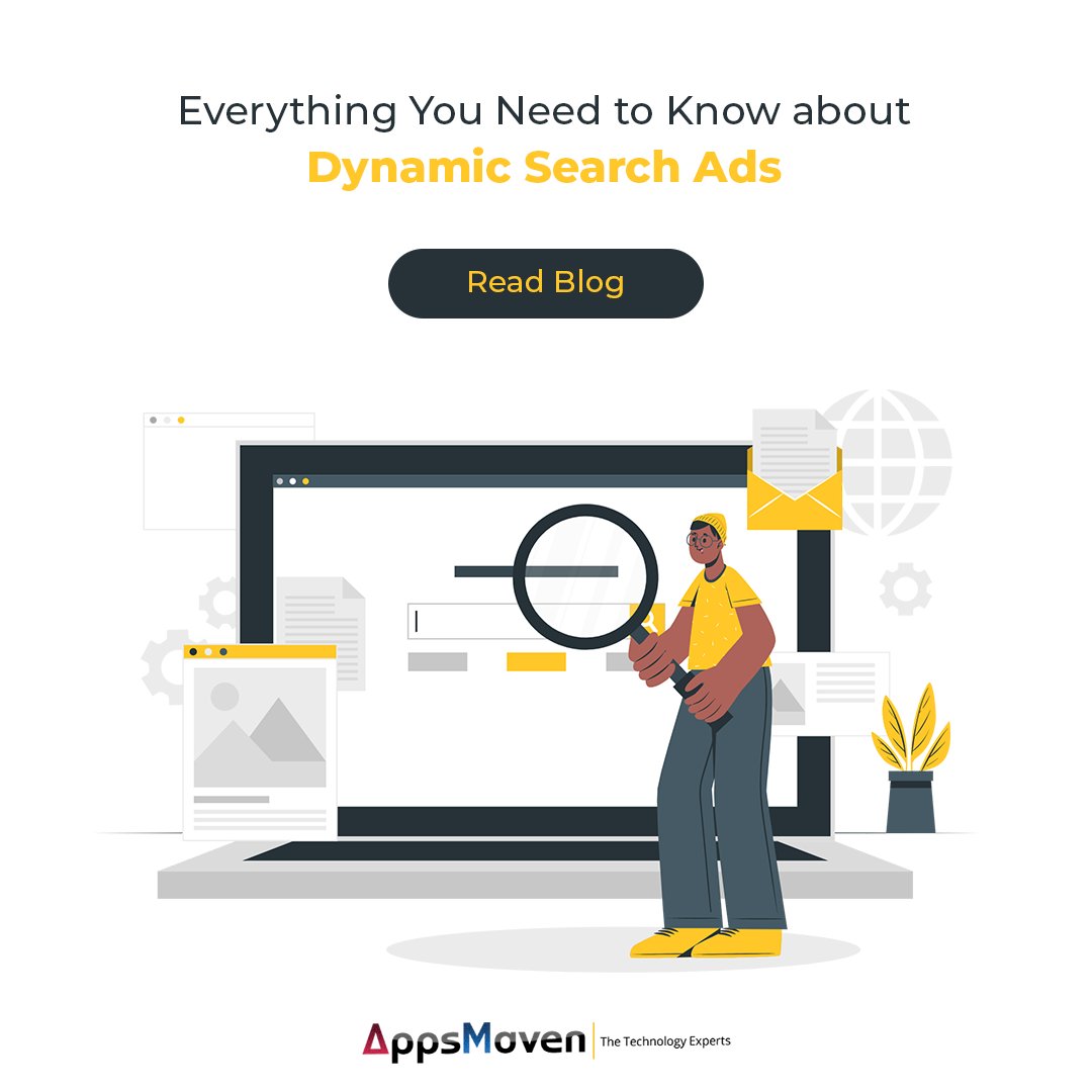 AppsMaven's tweet image. Check out our blog post on Everything to Know About Dynamic Search Ads!
Read Blog- bit.ly/3tozAuI
#AppsMaven #dynamicsearch #googleads #DynamicSearchAds #DynamicAds #creategooglead #adgroup #remarketing #acquisition #DSA #ad #adcampaign #ReadBlog #KnowMore