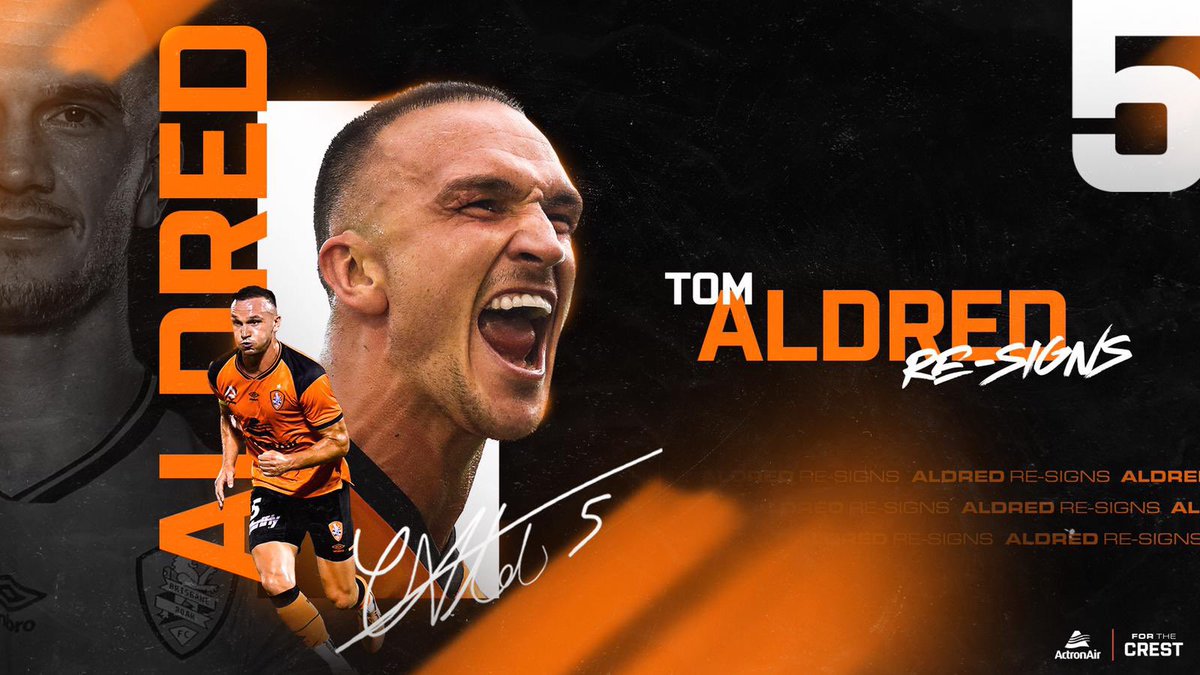tomaldred_20's tweet photo. Buzzing to have signed a new contract at @brisbaneroar. Looking forward to continuing to work hard and achieve great success with the club. 🦁 #2024 https://t.co/ff09mghWxd
