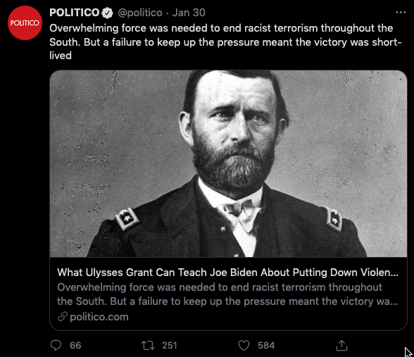 Does the way our press describes these events strike you as measured and accurate? Do the things that are being proposed in response strike you as proportionate?