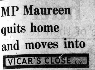 In April 1976 Nigel Dempster’s diary in the Daily Mail reported that Colquhoun had moved out of her family home and had moved in with Todd.Dempster had come across an invitation to a housewarming party which featured “two women embracing”