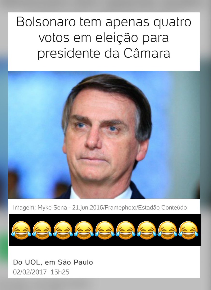 ssocorrosantoss's tweet photo. 🔰MINTO, MINTO,...
Para os bolsonaristas q estão curtindo com a cara do @kimpkat pq ganhou 2 votos:
1 - o Kim entrou de última hora na disputa da Câmara por protesto.
2 - @jairbolsonaro concorreu 3 vezes e na última,ganhou 4 votos.
Leia: https://t.co/OyAN9DaO9m
#KimMeRepresenta https://t.co/WIA2WD3Jty