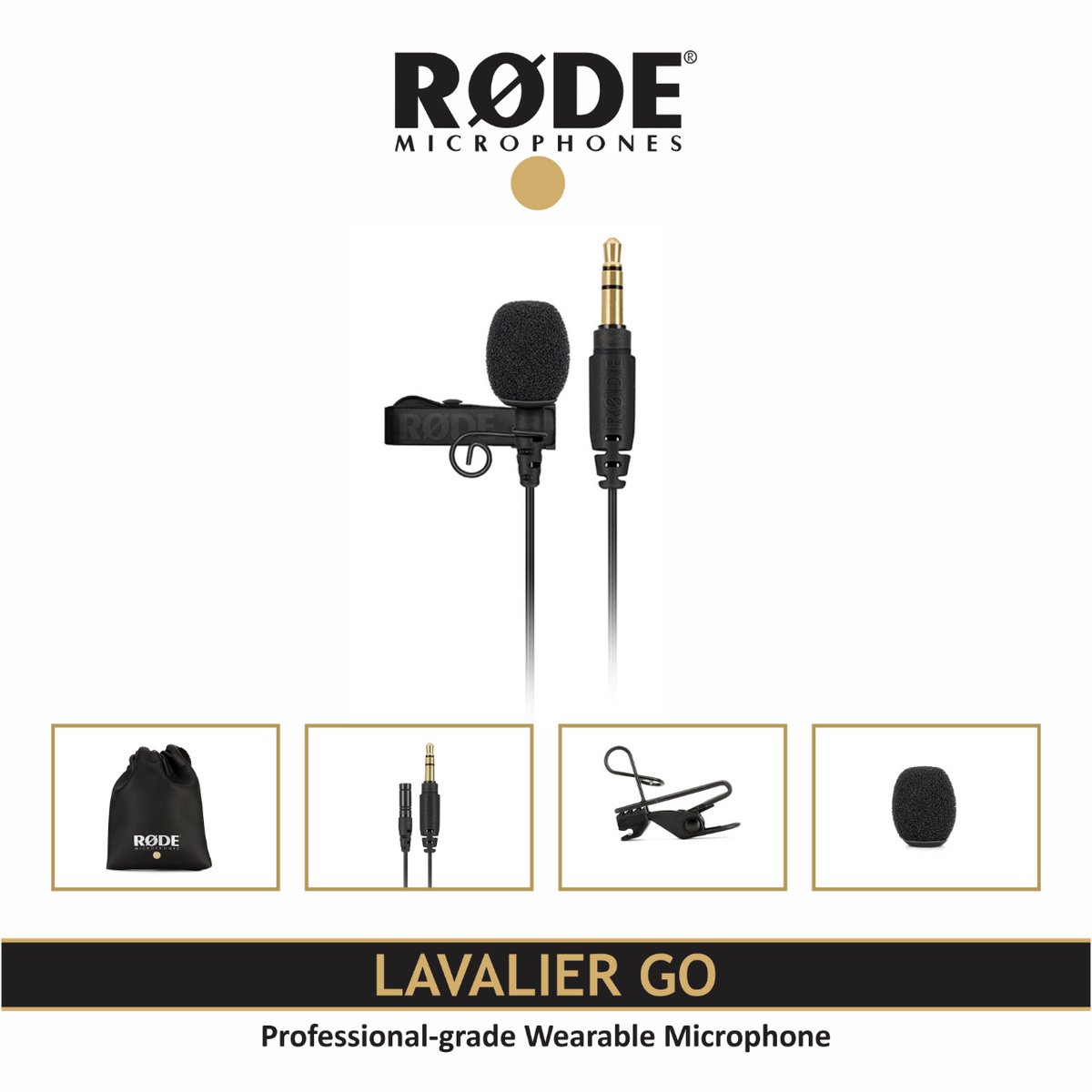 trimacindia's tweet image. Lavalier GO is a professional-grade wearable microphone designed for use in a wide range of applications. 

#rode #rodemic #lavaliergo