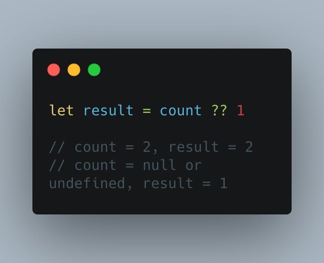 kiran_abburi's tweet image. TIL about JavaScript Nullish Coalescing Operator ??
It's a better way to set a fallback value to variables
compared to ||
javascripttutorial.net/es-next/javasc…