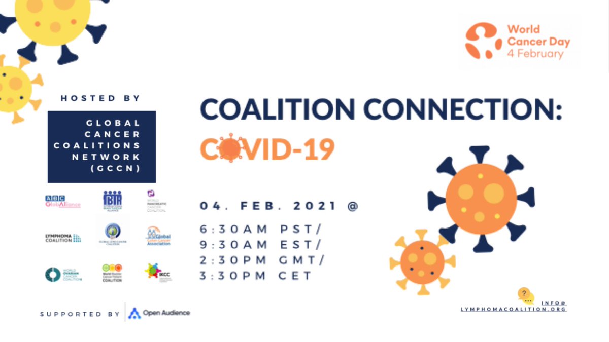 theIBTA's tweet photo. We're delighted to participate in the Global Cancer Coalition Network's #CoalitionConnection event on World Cancer Day 4 Feb to discuss the effects of Covid-19 on the global cancer community https://t.co/p3drSFxi58