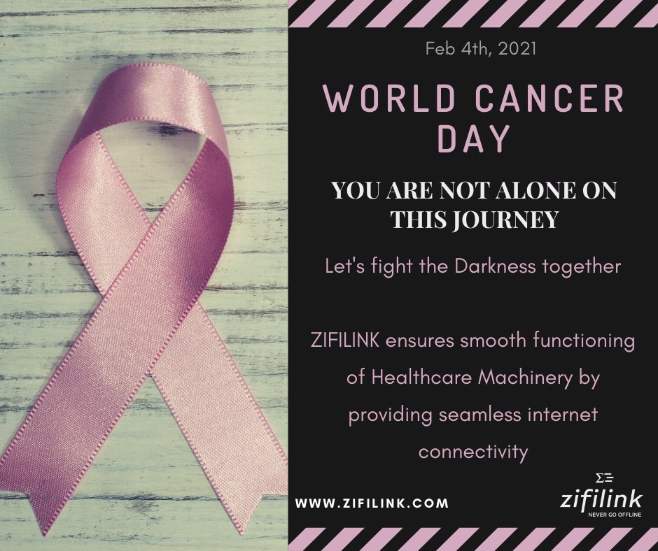 Benlycos_PvtLtd's tweet photo. This #worldcancer day, Zifilink supports the fighters, admire the survivors and honor the taken. 
Know More: https://t.co/PxAJdPIzZ3

#zifilink #nevergooffline #zifilink3x #worldcancerday #health  #healthcare #remoteworking #cancer #cancerawareness https://t.co/hvqhiAoLmv
