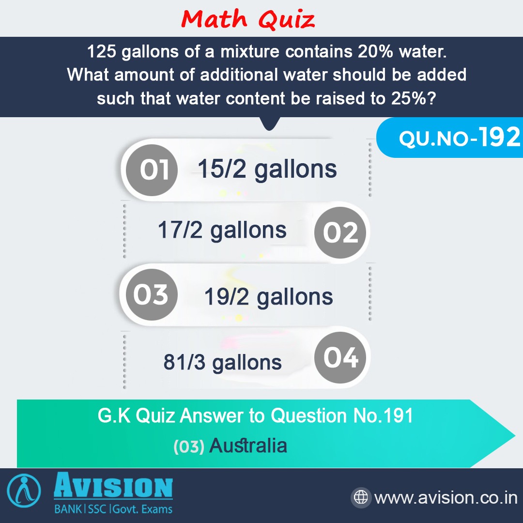 Avisionkalna's tweet image. Dear Aspirants solve it and give the relevant Answer to the expected question on Mathematics Section for 2021 Exams. #math #quantitative_aptitude  #questionoftheday #avision #govtexam