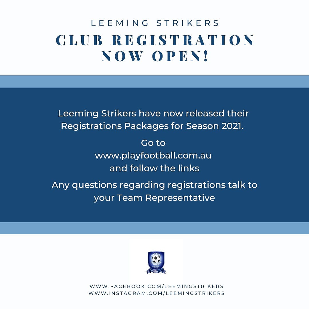 Why not register for the coming season.

playfootball.com.au is your final destination to register for the 2021 season.
And remember, you don't have to pay straight away, save your money for noodles and toilet roll and click 'submit and pay later'.

What are you waiting for?