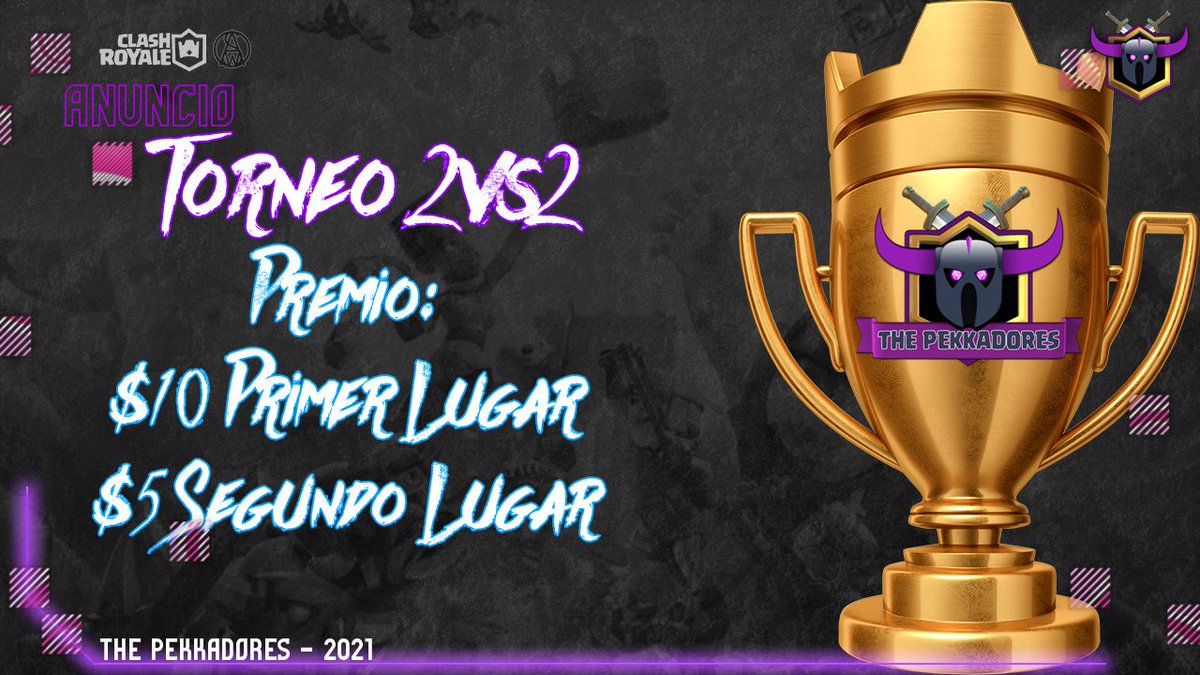 PEKKADORES CUP

🎮Modalidad 2 vs 2. 
✍️32 Parejas
☠️ Eliminación Directa
1️⃣ sola pareja x equipo

REQUISITOS SEGUIR:
@Lospekkadores 
@Tulkas69830253 
@lazarolampe 
<a href="/sebastian16_cr/">Sebastian16</a> 
<a href="/S05Sebas/">SebasC.S❣</a> 
@PekkadoresA 
<a href="/EMosoriogarcia/">Erick</a>
<a href="/MathcamCr06/">Mathcam_CR06✨</a>

RT Y ❤️ ETIQUETAR A 03 EQUIPOS
Pruebas MD 📩