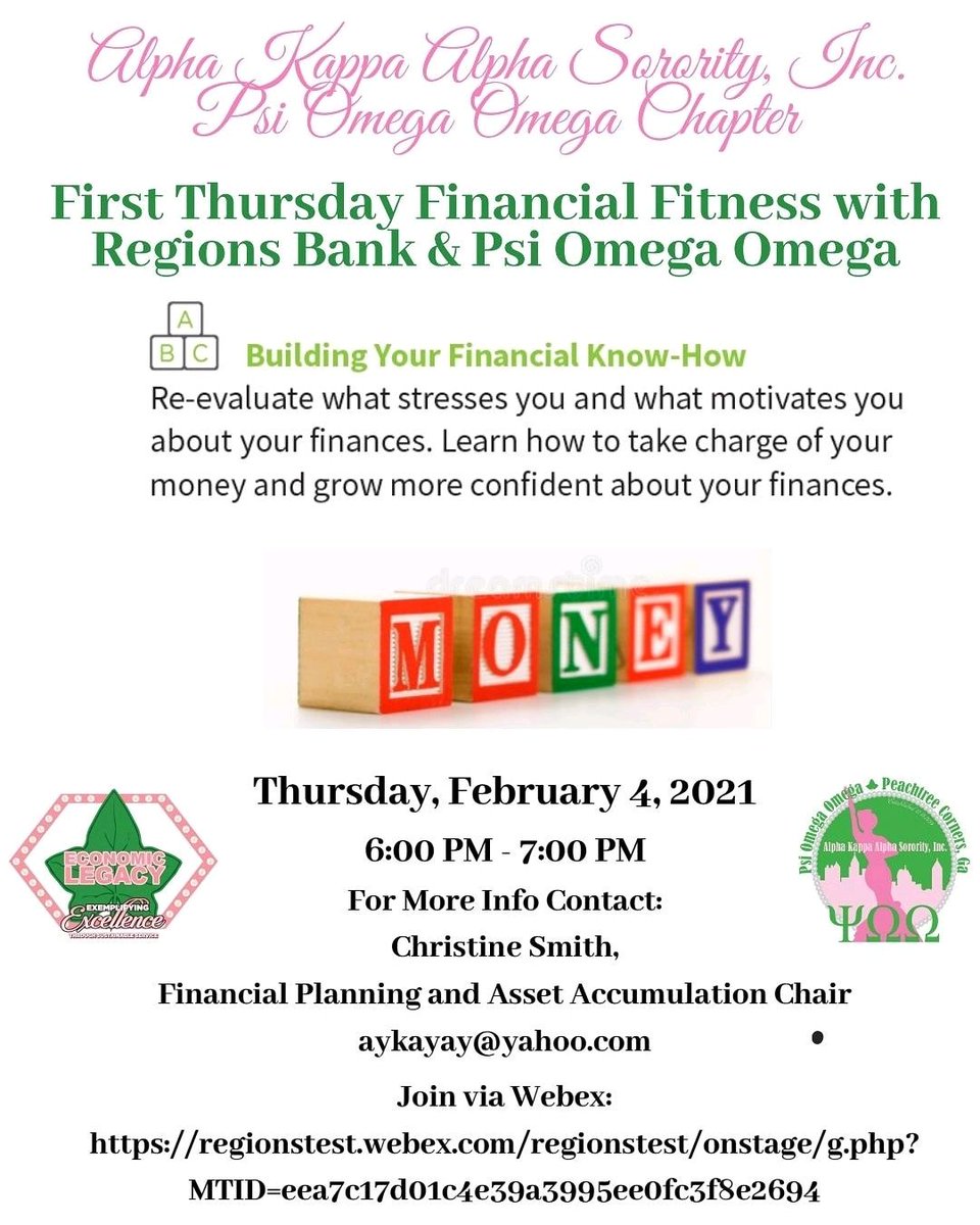 psiomegaomega's tweet image. Tonight! Join us for our first Thursday Financial Fitness event.

buff.ly/2YGTz9O

 #FinancialFreedom #excellence #significantSA #AKAexcellence #debtfree #creditcard