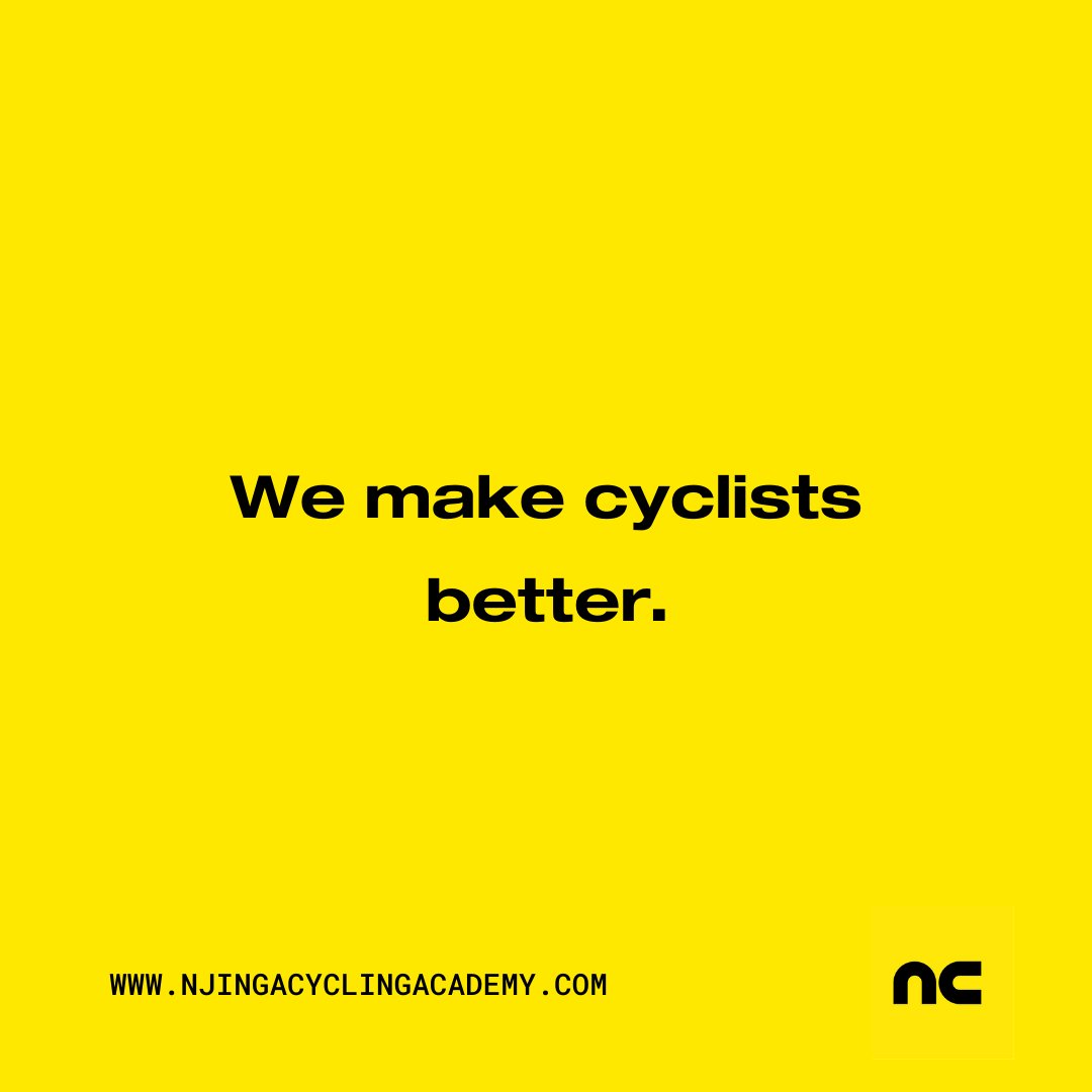 Our mission at #NjingaCyclingAcademy! 😀 #cyclingcoach #cyclingtraining #roadcycling