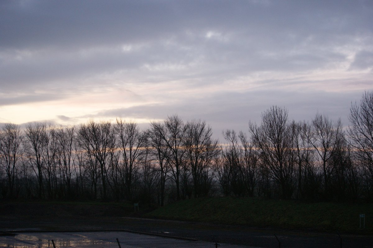 High sunrise today, too much cloud.