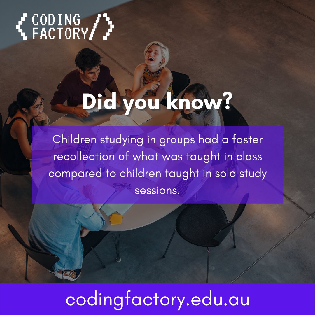 CodingfactoryA's tweet image. Join our group learning session today!
DM for more details.
.
.
.
.
#coding #codingforkids #kidscodingclasses #kidswhocode #learntocode #codingfactory #entrepreneur #sydney #melbourne #brisbane #perth #adelaide #tasmania #darwin #australia #youngcoders #creativity #thursdayvibes