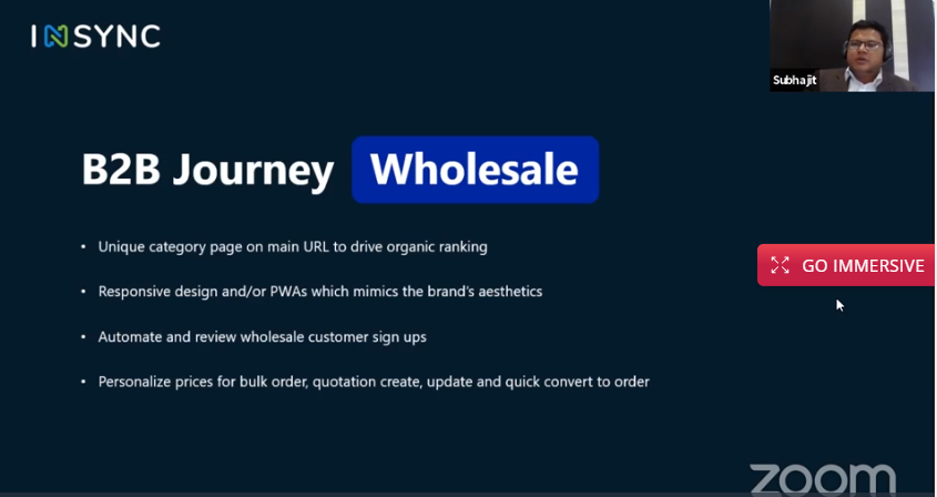 #B2B Journey in #wholesale industry explained by <a href="/compusubha/">اكشن</a> now #MM21IN <a href="/MeetMagentoIN/">Meet Magento India</a>