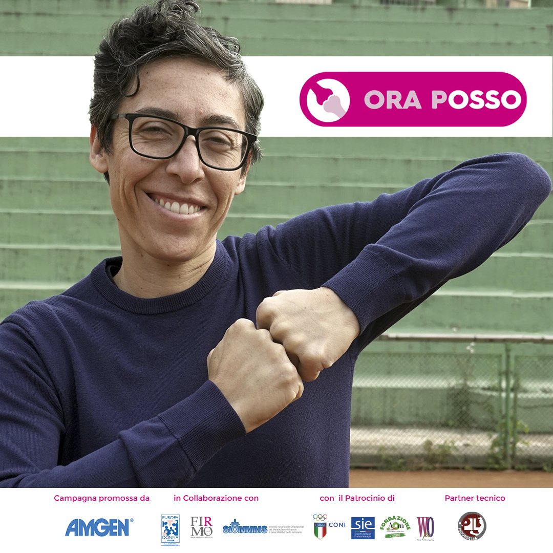 Oggi in occasione del #worldcancerday vi invito a condividere #oraposso come simbolo di forza contro le fragilità. Quando ho ricevuto la diagnosi di tumore mi sono data la forza con tutti gli insegnamenti che lo sport mi ha lasciato. Per saperne di più oraposso.it