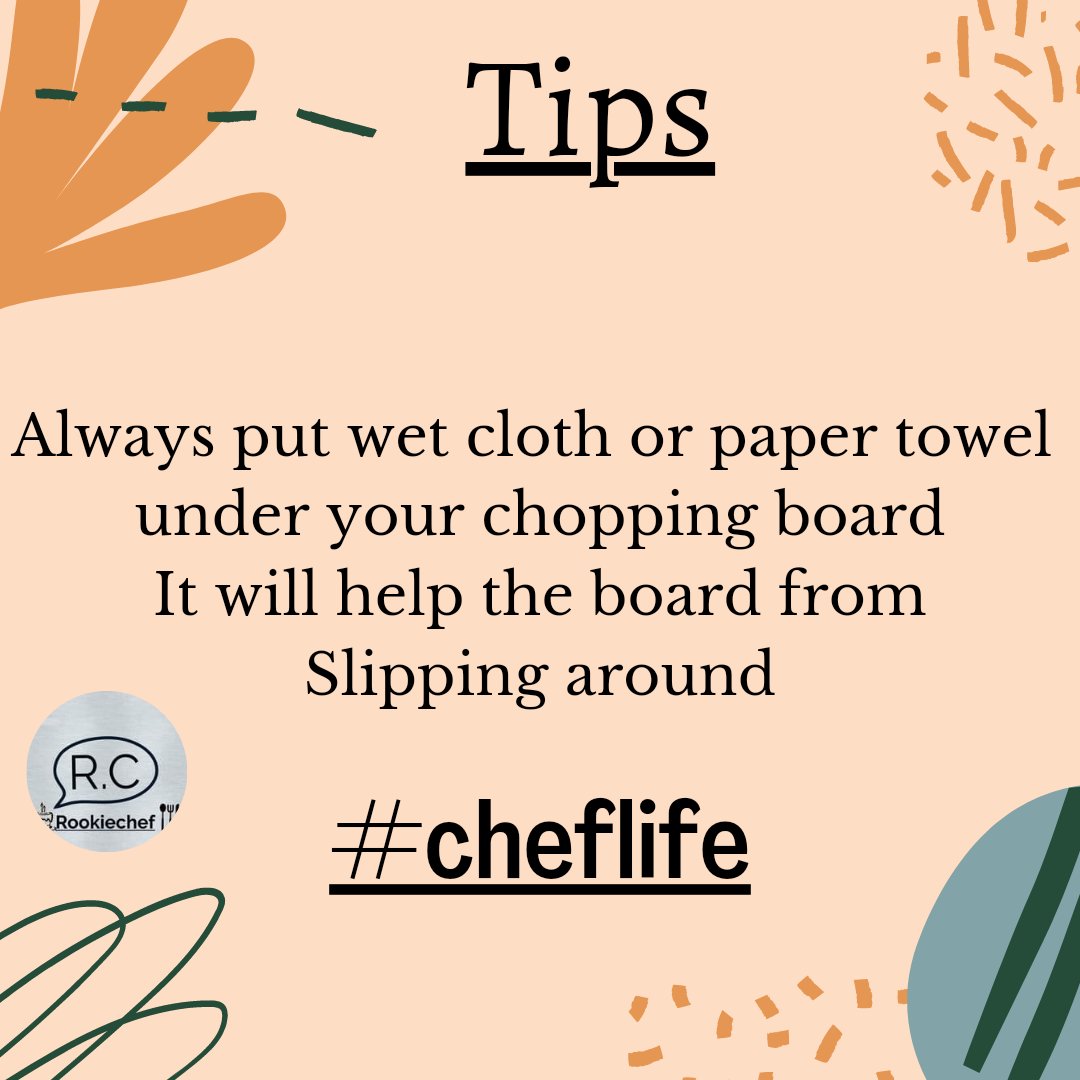 Always put wet cloth or paper towel  under your chopping board It will help the board fromSlipping around
#tipsandtricks #cheftips #cheflife #foodie #tips #tipoftheday #foodietips  #subscribetomychannel #youtubevideos #youtubechannel #thoughtoftheday #tricks #kitchentips