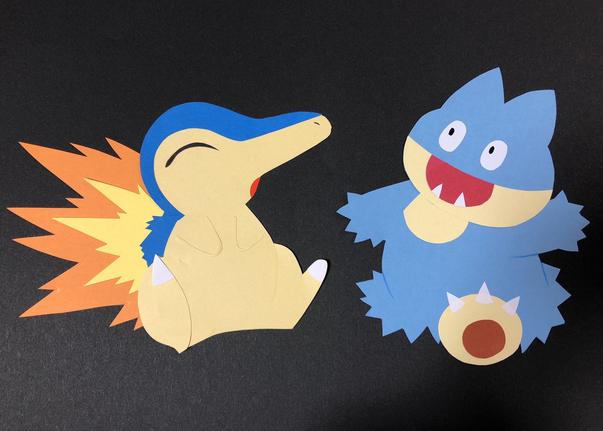 Shiro ゴンベ ヒノアラシ ポケモン Pokemon 画用紙 画用紙アート ペーパークラフト 手作り Shiro ゴンベ ヒノアラシ ポケモン Pokemon 画用紙 画用紙アート ペーパークラフト 手作り