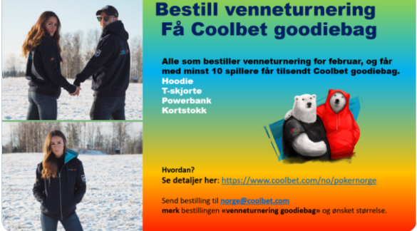 Husk å bestille din egen pokerturnering før helgen kommer.

❤️+ nevn noen du vil spille poker med.
Kanskje får du en overraskelse?
#2poker #pokeronline