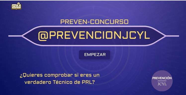 prevencionjcyl's tweet photo. #OcioPRLJCyL #PREVEN-CONCURSO
¿Quieres comprobar si eres un verdadero Técnico de #PRL? Entra en nuestro nuevo juego preventivo y compruébalo.
#Gamificafol #folcomparte #GamificaciónPRL #gamificación
🔜 https://t.co/tY8H05K9kM https://t.co/L6zKnbwWiK