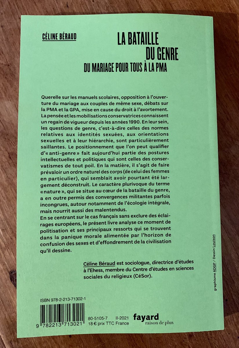 najatvb's tweet photo. A propos de ce «tranquillement» @ellensalvi ne ratez surtout surtout pas la publication, le 10 février prochain, du dernier né de la collection #RaisonDePlus: «La bataille du genre» par l’excellente Céline Béraud #PMApourtoutes @EditionsFayard @EHESS_fr
https://t.co/VICXRVe5ad https://t.co/r0NLIdbEiC