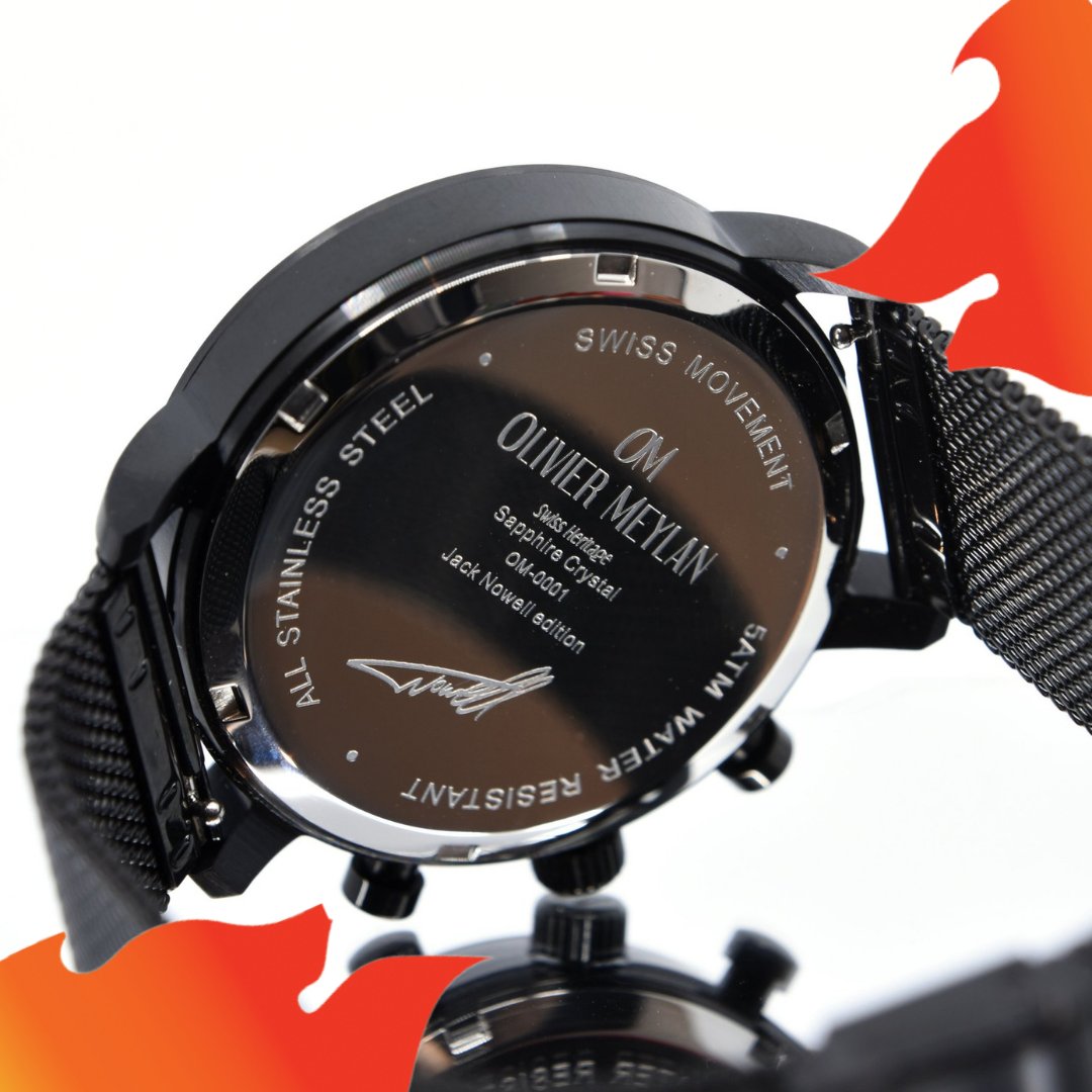 FireComps's tweet image. FOLLOW &amp;amp; RT🔥WIN A JACK NOWELL LIMITED EDITION OLIVIER MEYLAN WATCH RRP £299.00🔥

Limited edition @nowellsy15 watch - only 100 available WORLDWIDE! ✅
Engraved signature and numbering ✅

UK only. Closes 13/02/21. One winner will be drawn at random from FB, Twitter or Instagram.