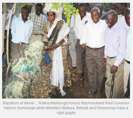 In 2007, Rotina Mavhunga, a medicine woman conned President Robert Mugabe's government out of about $1-million by bamboozling ministers into believing she could tap diesel fuel from a rock and they believed her.