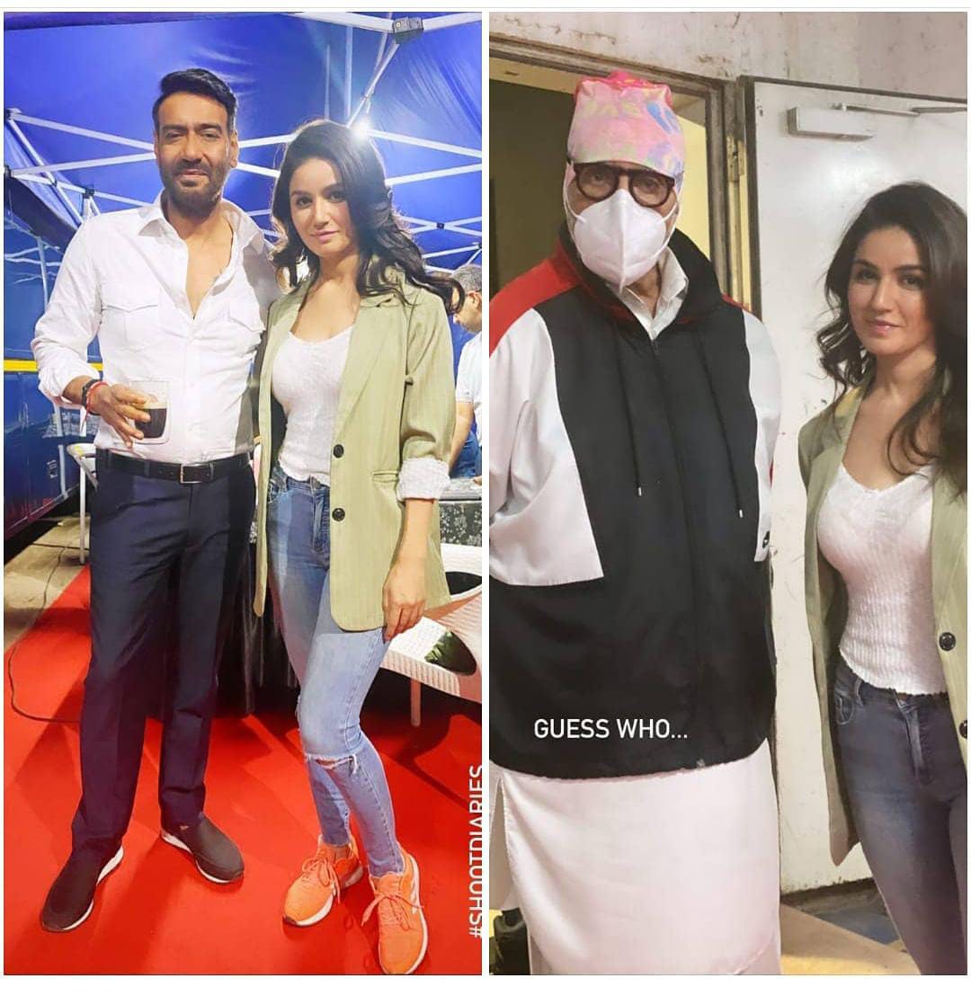 #AjayDevgn #BigB #AngiraDhar On The Sets Of #Mayday

Directed By #AjayDevgn🔥

Excitement 👌👌