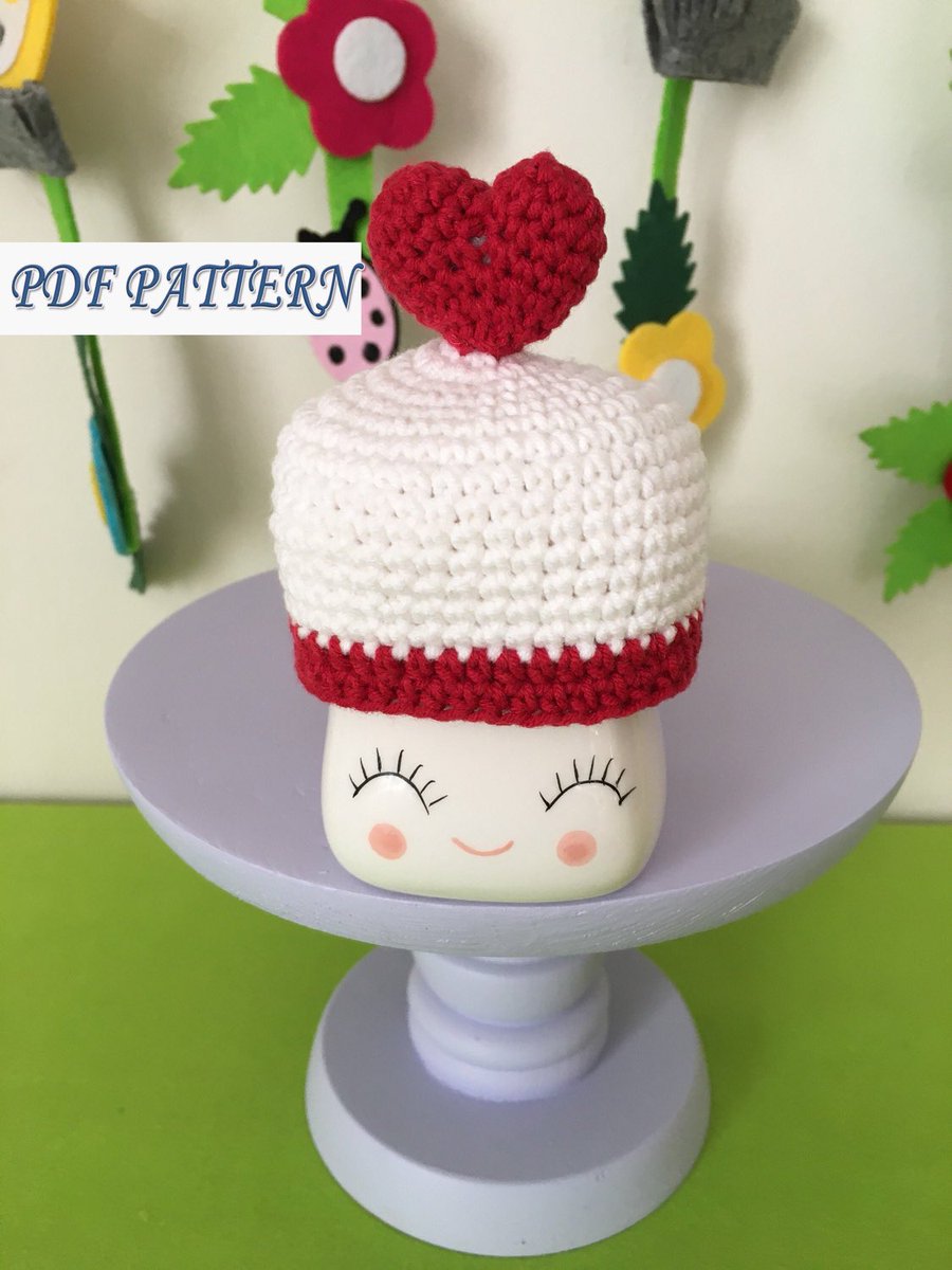 BBhandmadecraft's tweet photo. CROCHET PATTERN Marshmallow mug hat, Valentines Day Decor  #valentinesday  #valentinesdaygifts #raedunnaccessories https://t.co/F56Z1dqKMV https://t.co/KiDjuq2iX2