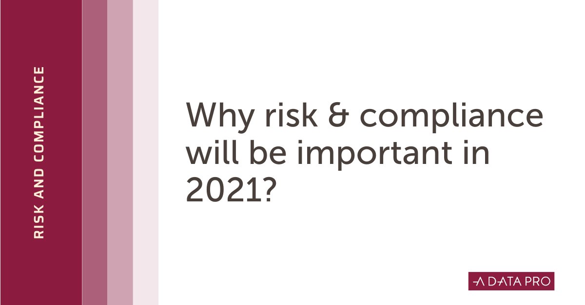 🎯 We asked our experts to share a bit more about what to look for in 2021 regarding risk and compliance. Read more here: bit.ly/3jeBYPY #riskandcompliance #randc #duediligence #aml #kyc #antimoneylaundering #knowyourcustomer #adatapro #expertopinion