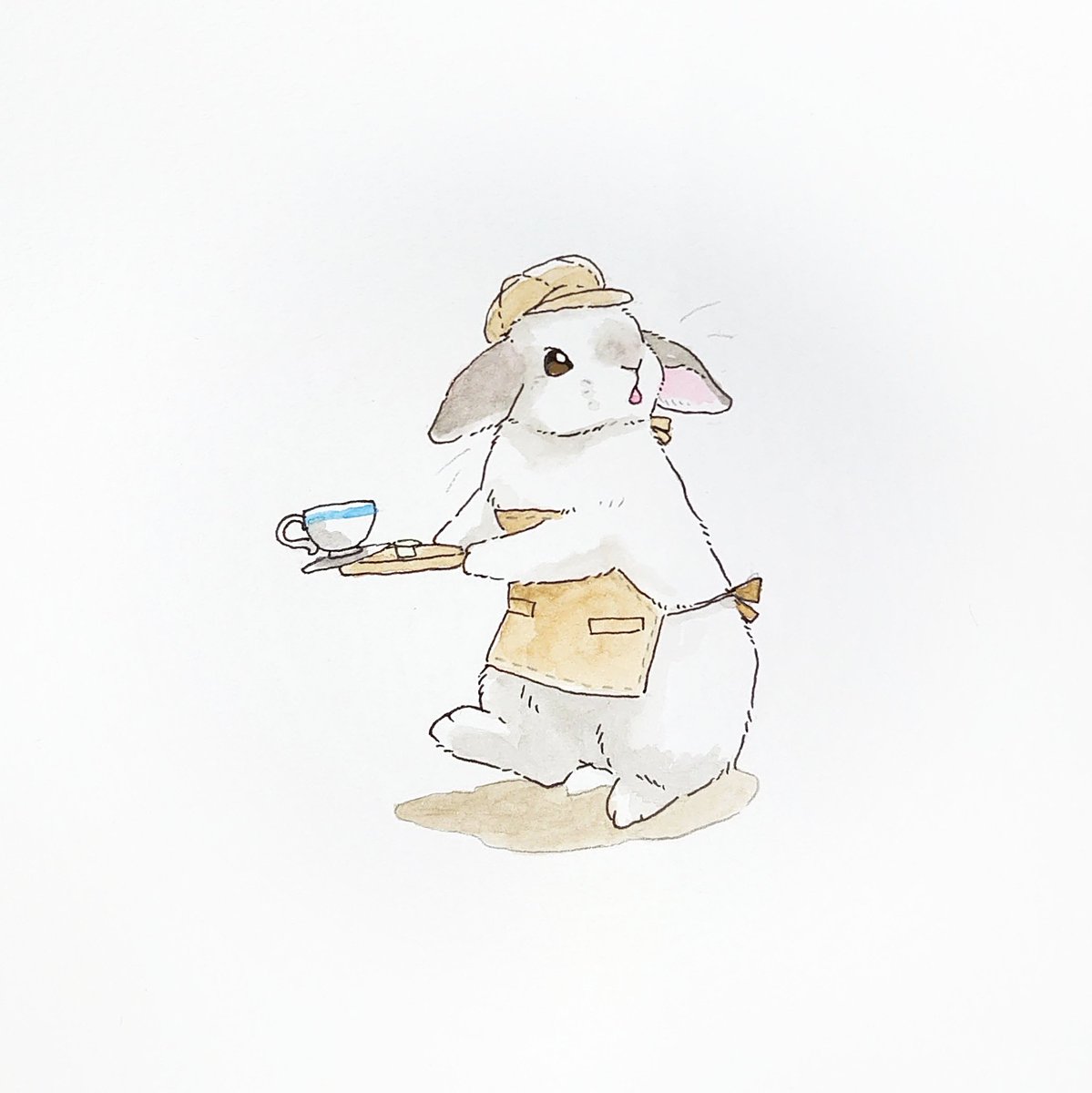 「ちょっとうっかりな

うさぎさん喫茶?☕ 」|VeryBerry うさぎ星さん4/8-9出展のイラスト