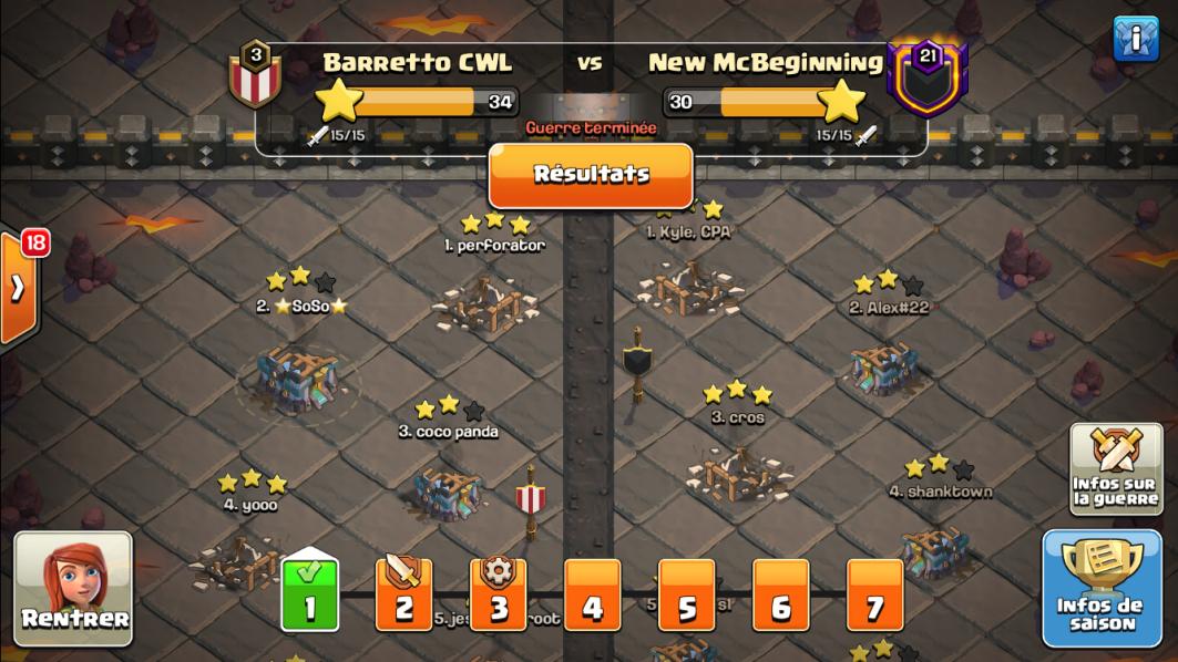 team_barretto's tweet photo. 🔥Bon début de CWL pour les 2 teams Barretto en Champion III, avec 2 victoires ! https://t.co/bVSi4IZ2Hs