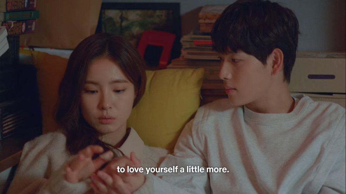 She wanted him to arrive to his own conclusion. His own way of self-love. That's how real INFJs function: the natural-born counselors.