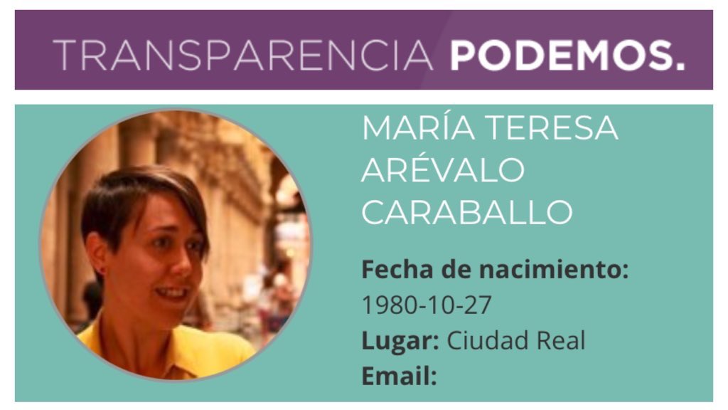 Tonicanto1's tweet image. María Teresa Arévalo, la niñera de Irene Montero, forma parte del Consejo Estatal de Podemos.

Formación: bachillerato.
Profesión: activista.
Experiencia laboral: ninguna.
Jefa gabinete de Irene Montero.
Sueldo: 52.000 euros anuales.

Cuida niños. La pagas tú.