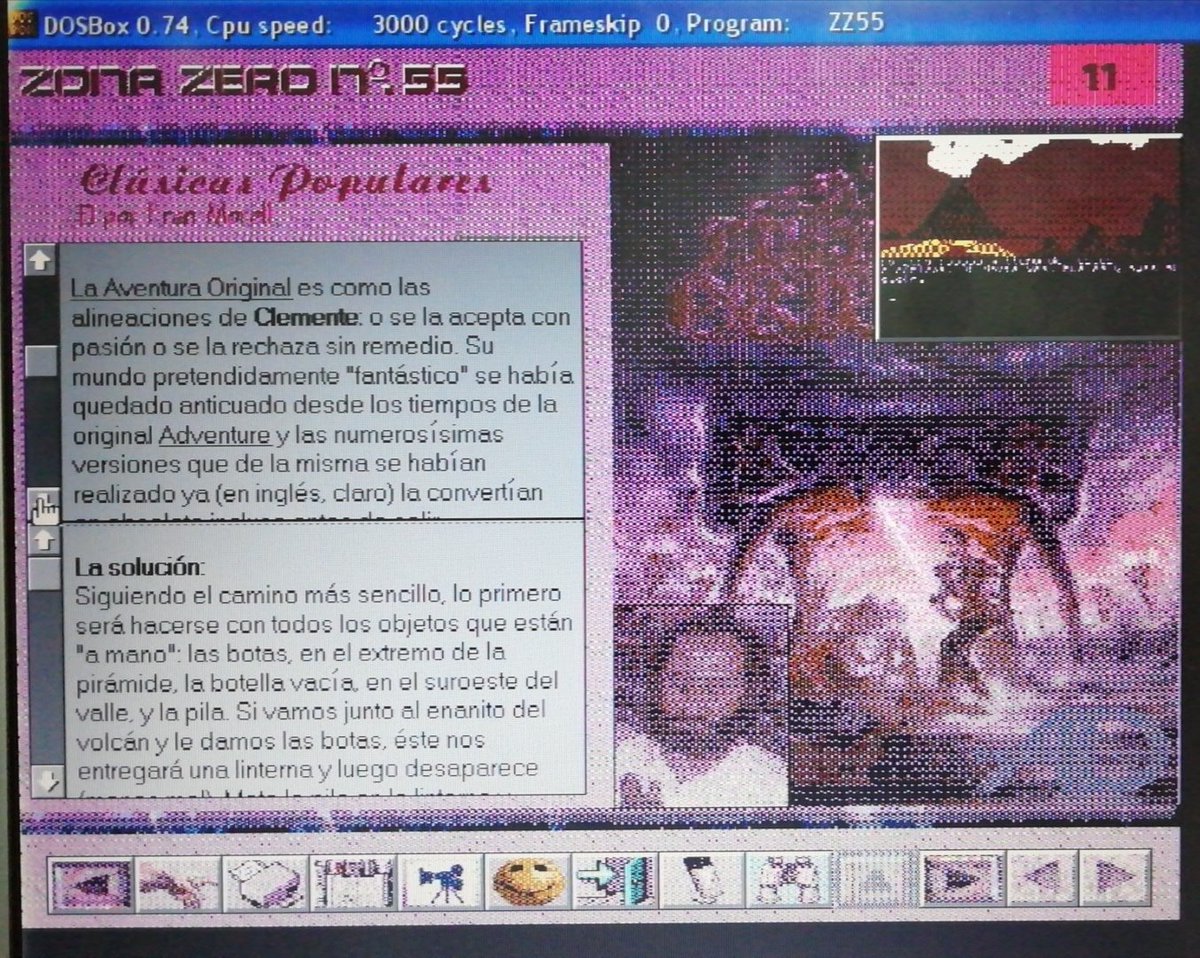 Dwalin15's tweet photo. En su número 55, el fanzine Zona Zero, del Year Zero Club, publica en la sección "Clásicos Populares", comentario y solución de "La Aventura Original"...
#aventura #ad #retroaventuras https://t.co/SW3vljRi94