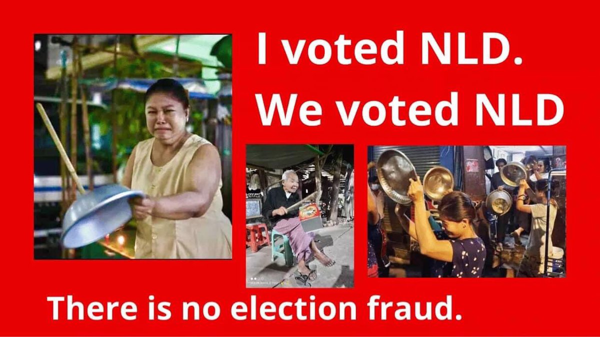 Burmese people need all your attention. We just need the real democracy in Myanmar.Please help us spread the news to the world. #HearTheVoiceOfMyanmar
#RespectOurVotes
