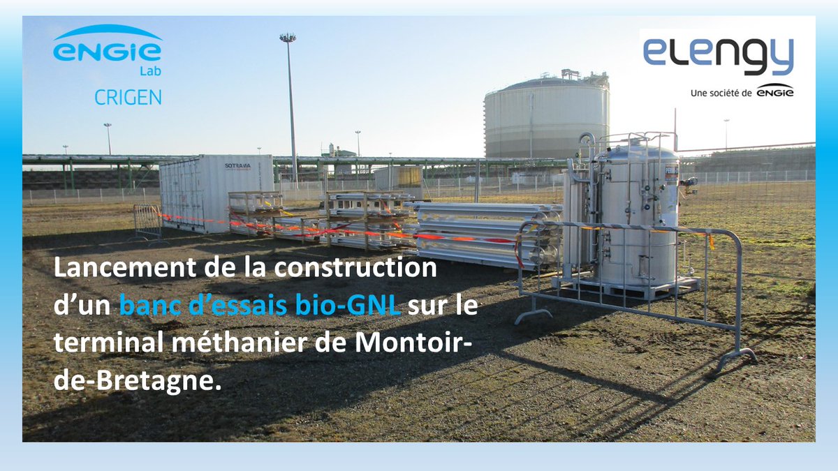 ENGIELabCRIGEN's tweet photo. Sur le terminal méthanier🛳️ @Elengy de Montoir, les équipements et le compresseur ont été livrés : c'est parti pour le montage d’un banc d’essais #bioGNL ! En 2021 cette nouvelle solution de #liquéfaction #biogaz sera testée par @Elengy + @ENGIELabCRIGEN @ENGIEgroup https://t.co/2IBiHPCwLL