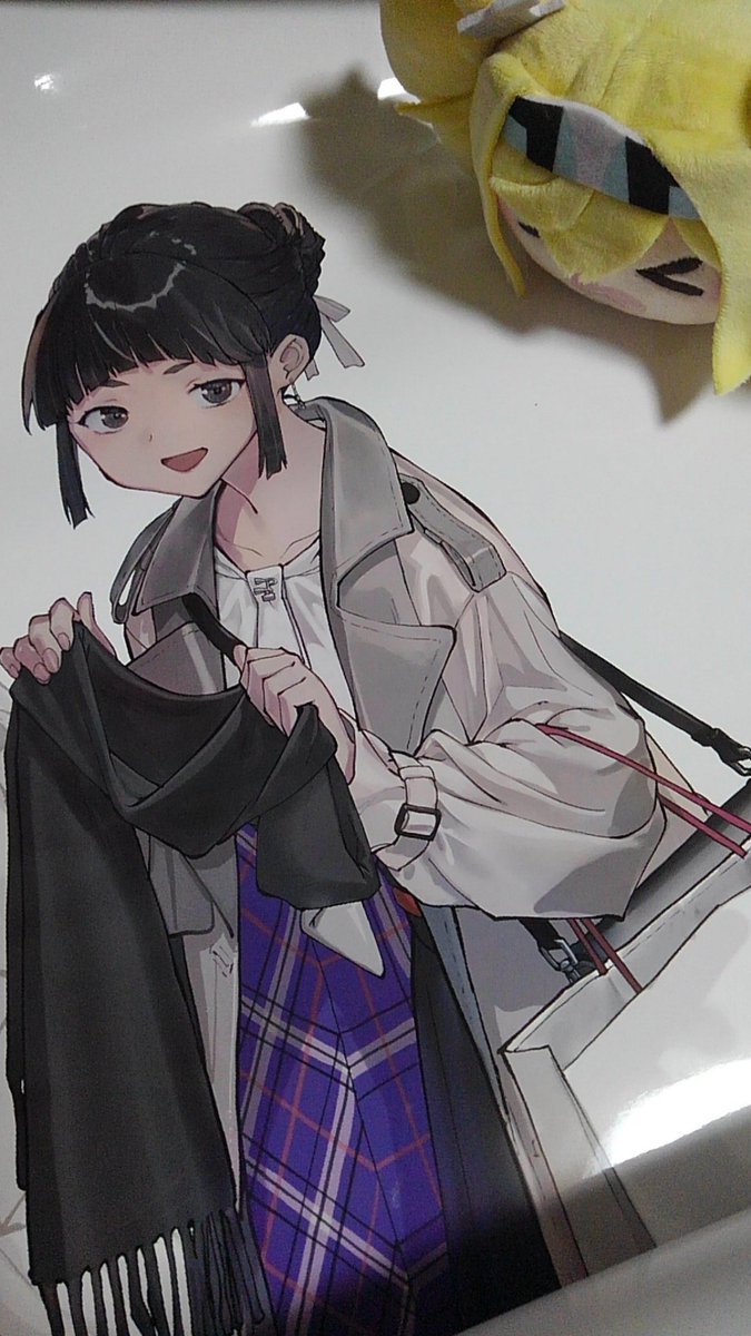 帰宅 三越妙高姉さんポスター届いてた ノ こしがやさんのイラスト