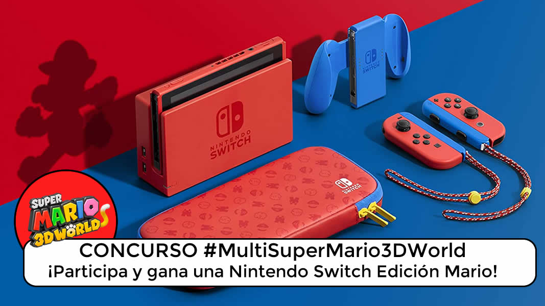 JuegosADN's tweet photo. 🔥¡Gana una Nintendo Switch edición Mario! 

✅Sigue a @JuegosADN en TW
✅Haz RT al tweet del concurso
✅Menciona con el hashtag #MultiSuperMario3DWorld a esos amigos con los que jugarías al multijugador de Super Mario 3D World

🍀Ganador 05/02

https://t.co/TSDSsqsyR2 https://t.co/unpVRVSWDp
