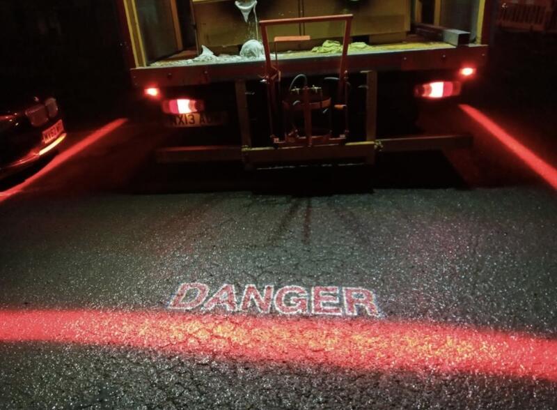 Check out one of our recent installations on this road marking vehicle. We used both our HALO and CAST System to create an exclusion zone as well as a visible ‘danger’ message to workers in close proximity to the vehicle!

#besafe #beseen #innovation #safeworking  #fhoss