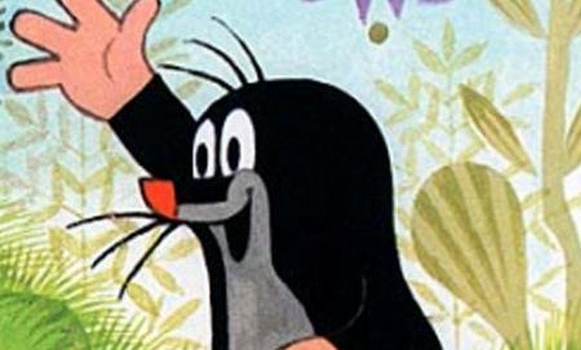 Крот в очках из мультика. Кроха Крот